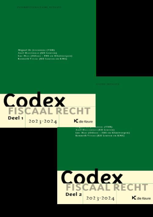 Codex fiscaal recht deel 1  deel 2 2023-2024