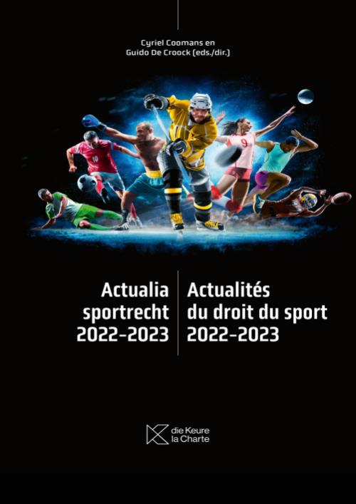 Actualia sportrecht  Actualits du droit du sport 2022-2023