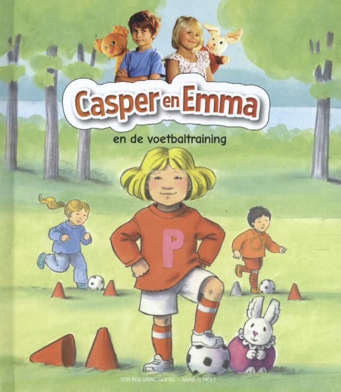Casper en Emma en de voetbaltraining