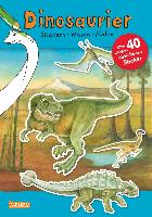 Dinosaurier: Stickern Wissen Malen