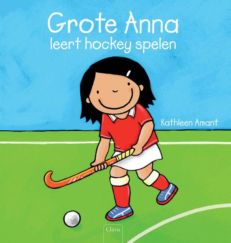 Grote Anna leert hockey spelen