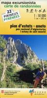 Pyrénées carte 22 Pica d´Estats - Aneto (Parc Nacional d´Aigüestortes i Estany de Sant Maurici)