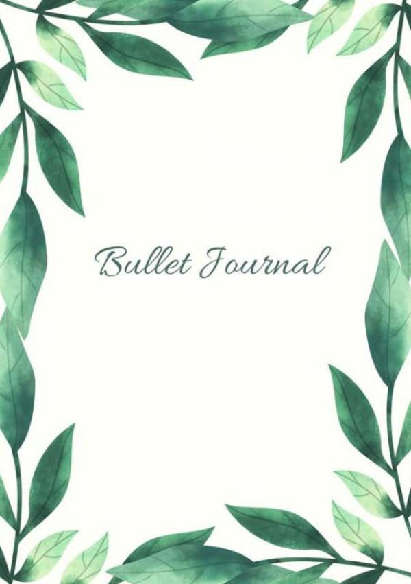 Mijn Bullet Journal |A5 Notebook Botanisch Leaves Bladeren De natuur | Notitieboek Met Dotted Papier