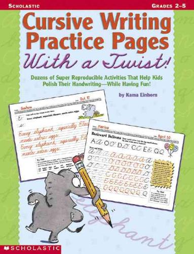 Cursive Writing Practice Pages With a Twist
