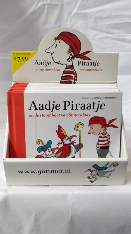 Aadje Piraatje en de stoomboot van Sinterklaas - display (8 exx.)