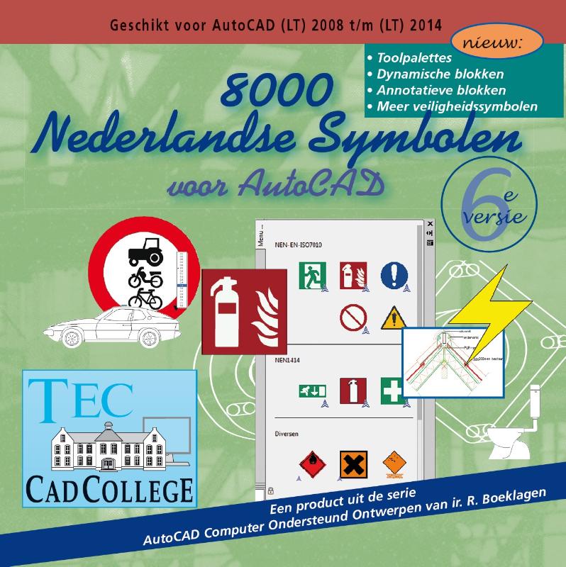 8000 Nederlandse Symbolen voor AutoCAD