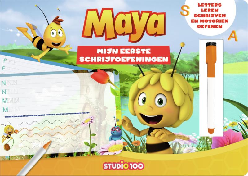 Maya: kartonboek - Mijn eerste schrijfoefeningen