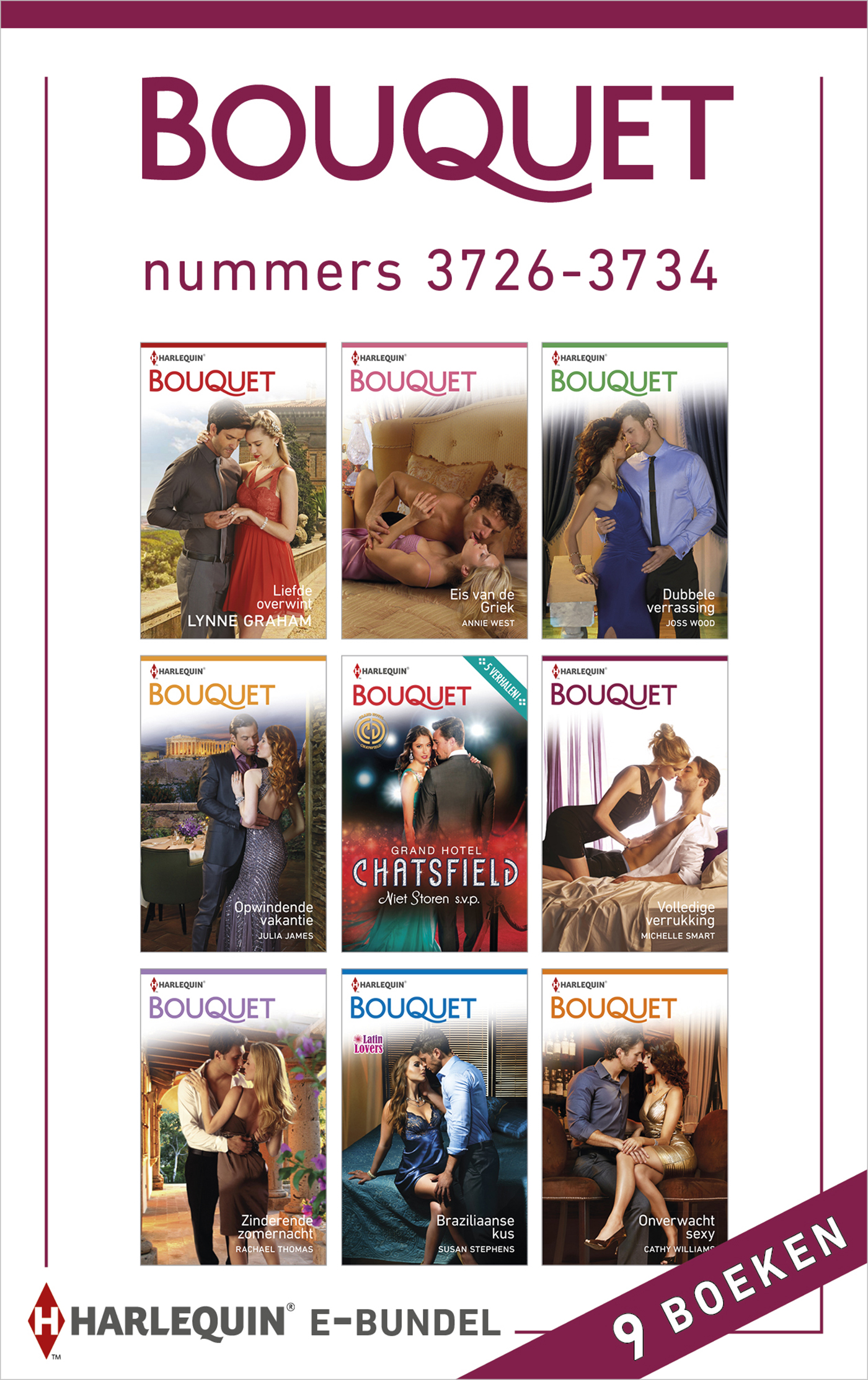 Bouquet e-bundel nummers 3726-3734 (9-in-1)