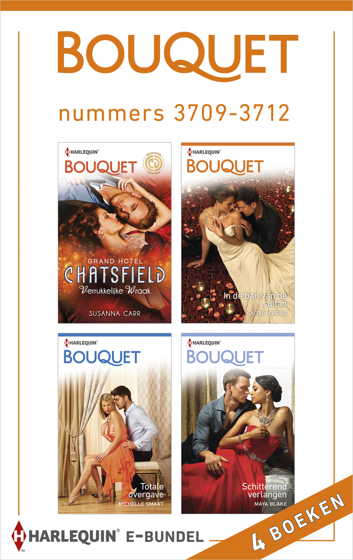 Bouquet e-bundel nummers 3709-3712 (4-in-1)