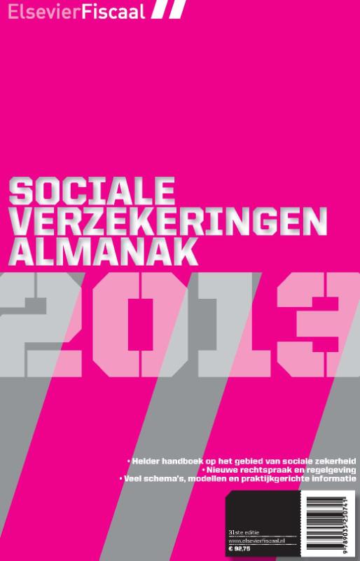 Elsevier sociale verzekering almanak / 2013