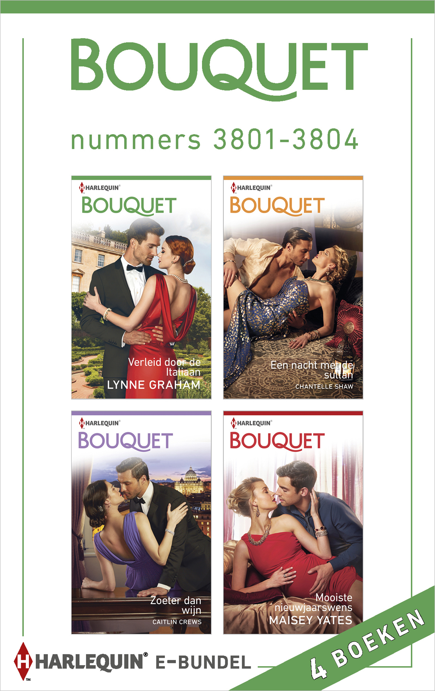 Bouquet e-bundel nummers 3801-3804 (4-in-1)